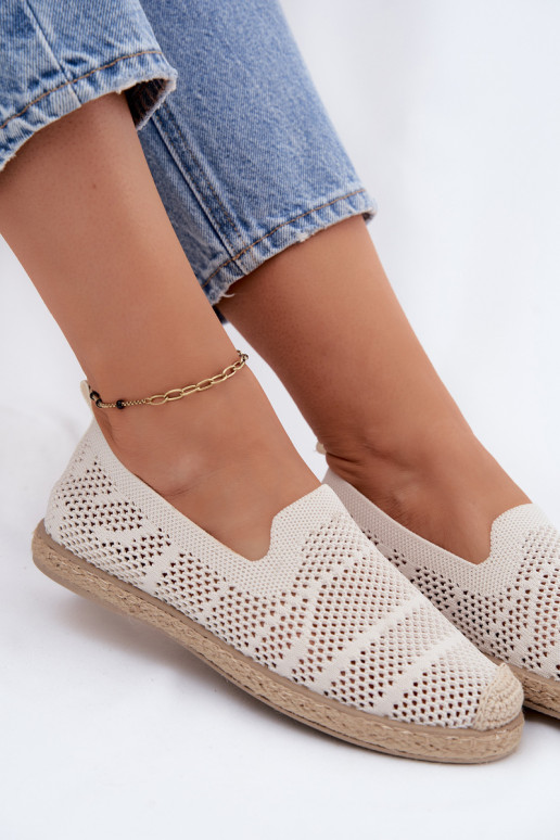 Ažūride elevandilu värvi espadrillid Candessa