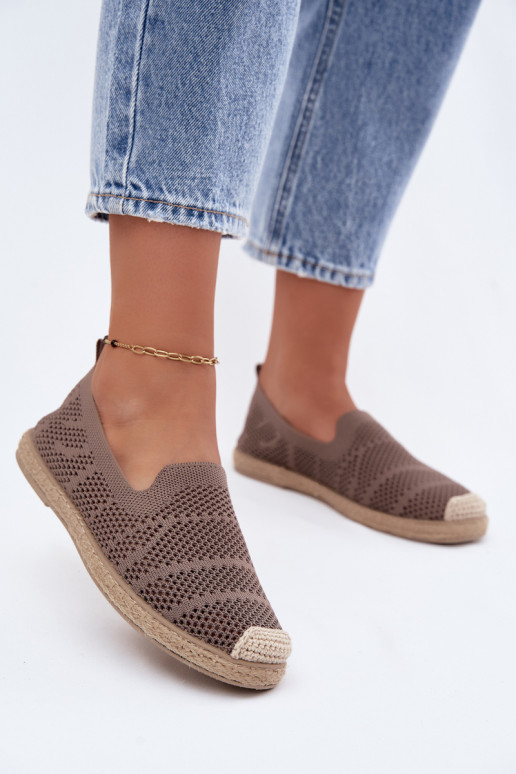 Ažūride khaki värvi espadrillid Candessa