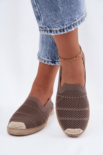 Ažūride khaki värvi espadrillid Candessa 2