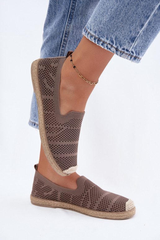Ažūride khaki värvi espadrillid Candessa