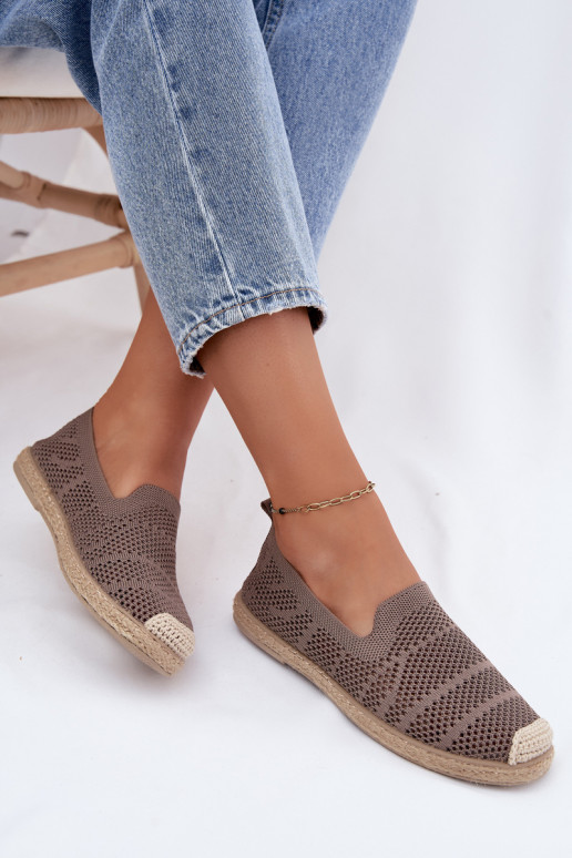 Ažūride khaki värvi espadrillid Candessa