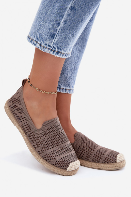 Ažūride khaki värvi espadrillid Candessa