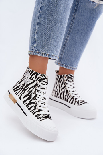 Vabaaja kingad platvormiga Zebra Meloria 2
