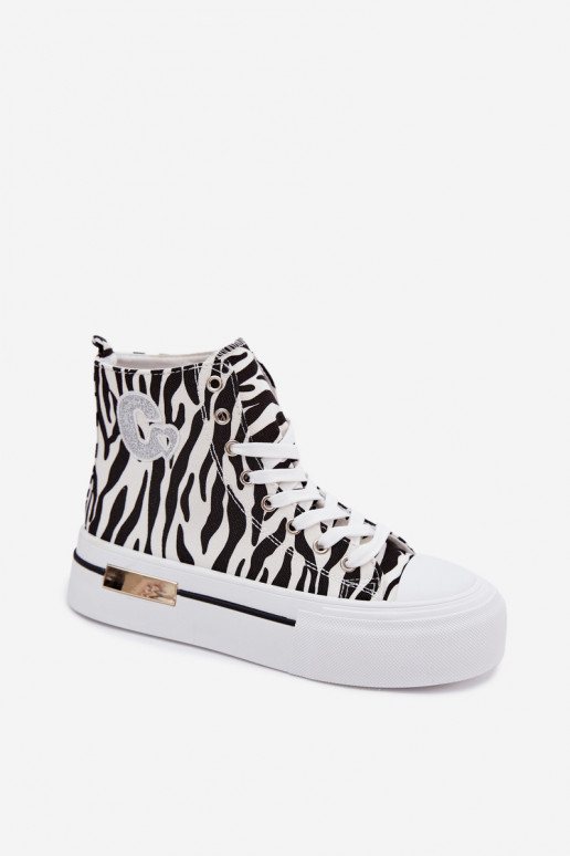 Vabaaja kingad platvormiga Zebra Meloria