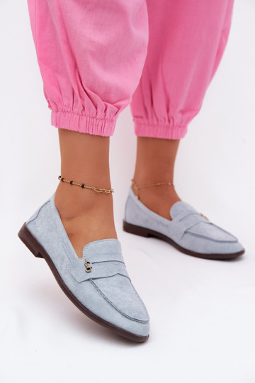 Sinised faux suede naiste mokasiinid Prestelle 2