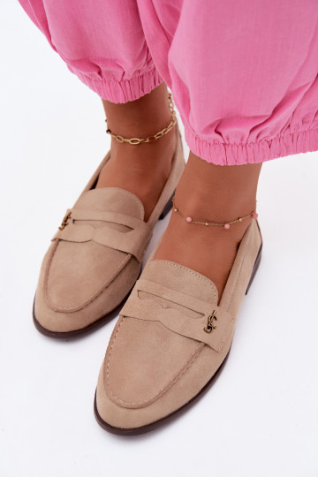Liivased faux suede naiste mokasiinid Prestelle