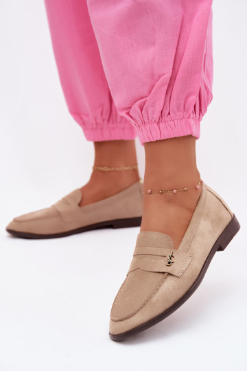 Liivased faux suede naiste mokasiinid Prestelle 2