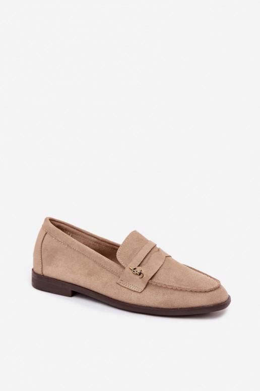 Liivased faux suede naiste mokasiinid Prestelle