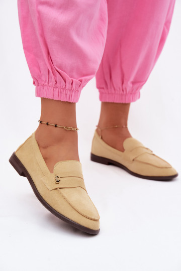Kollased faux suede naiste mokasiinid Prestelle 2
