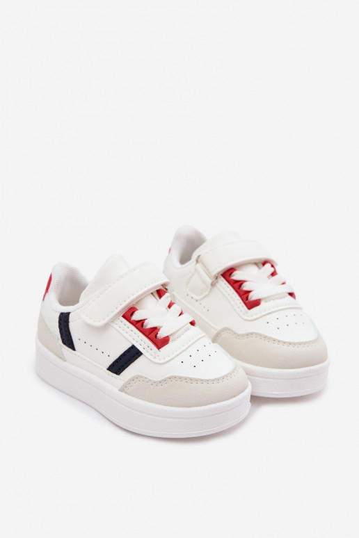 Laste spordijalatsid Velcro valges Tailva