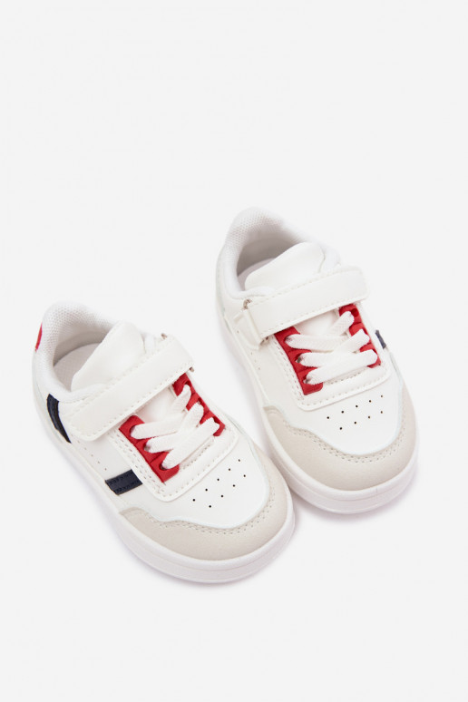Laste spordijalatsid Velcro valges Tailva