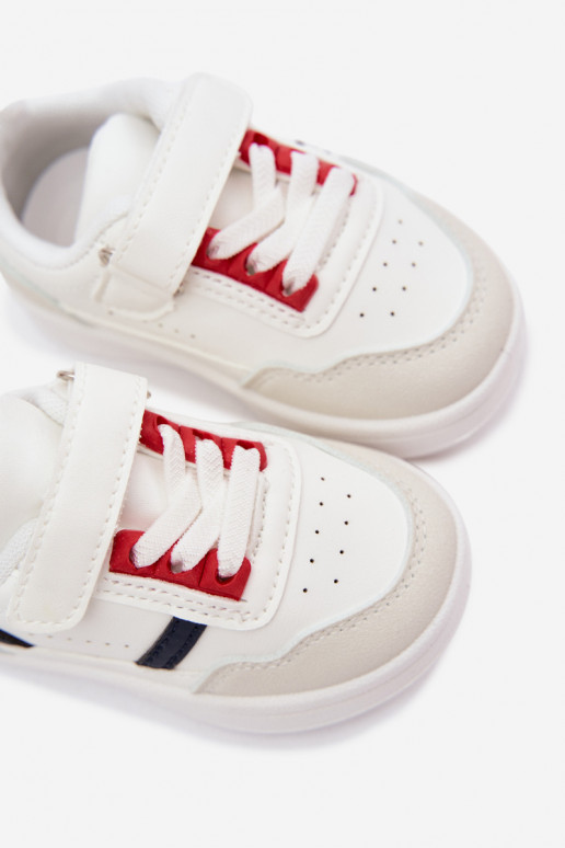 Laste spordijalatsid Velcro valges Tailva