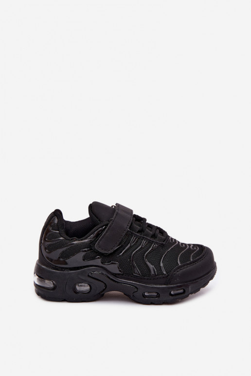 Laste spordijalatsid Velcro mustas Rider