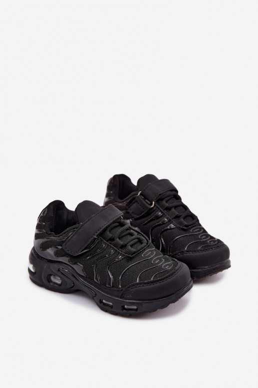 Laste spordijalatsid Velcro mustas Rider