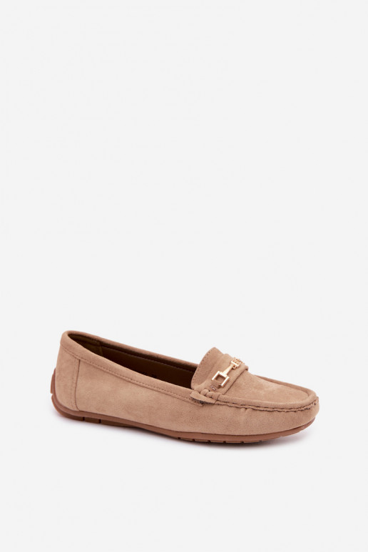 Klassikalised seemisnahast mokasiinid khaki Corinell