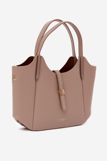 Ebaregulaarne faux nahast kott Toffee 2