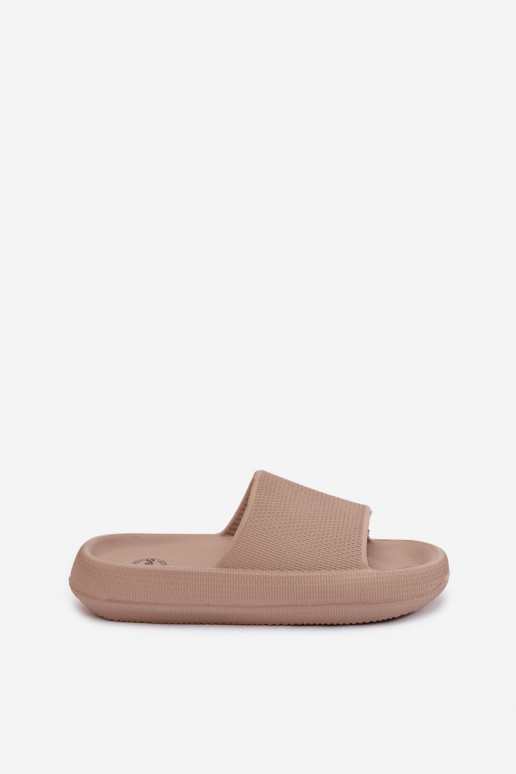 Naiste kerged vahtslippers paksul põhjal pruuni Querceria