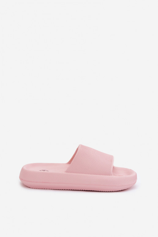 Naiste kerged vahtslippers paksul põhjal roosa Querceria