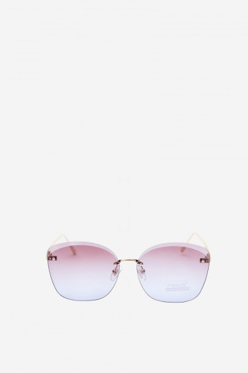 Rimless päikeseprillid UV 400 filtriga violetne 2
