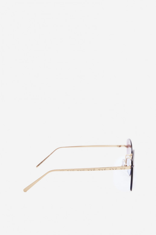Rimless päikeseprillid UV 400 filtriga violetne