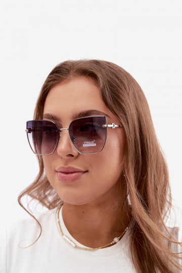 Rimless kassi silmadega päikeseprillid UV 400 filtriga tume sinised