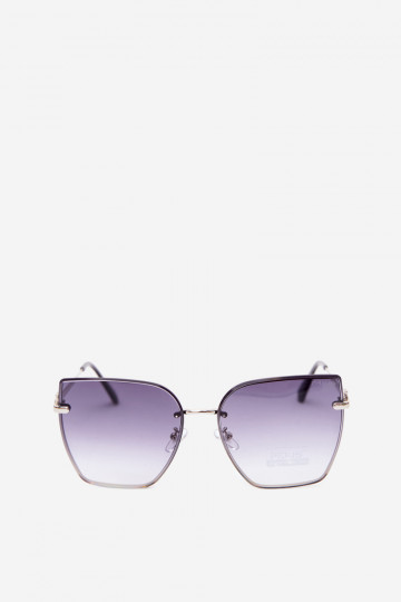 Rimless kassi silmadega päikeseprillid UV 400 filtriga tume sinised 2