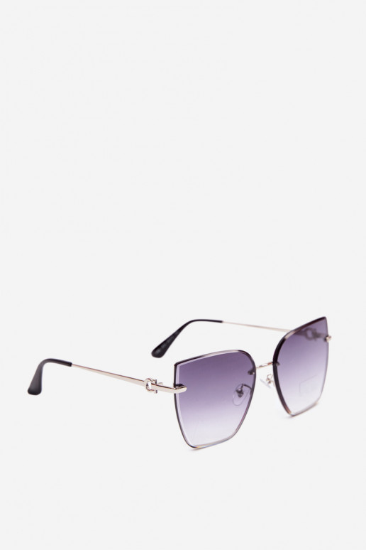 Rimless kassi silmadega päikeseprillid UV 400 filtriga tume sinised