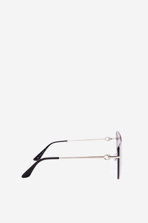 Rimless kassi silmadega päikeseprillid UV 400 filtriga tume sinised