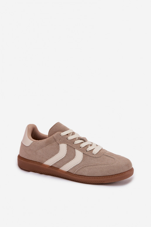 Bežid naiste sneakerid kunstnahast Jesavella
