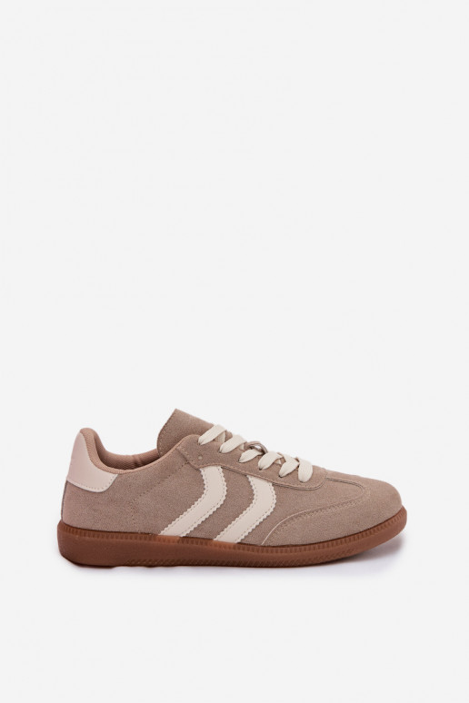 Bežid naiste sneakerid kunstnahast Jesavella
