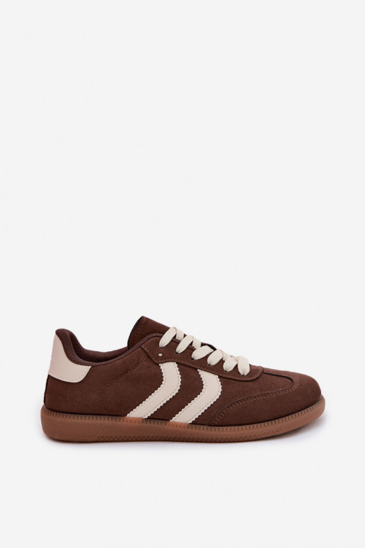Šokolaadi naiste sneakerid kunstnahast Jesavella