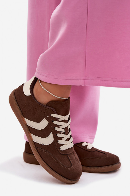 Šokolaadi naiste sneakerid kunstnahast Jesavella