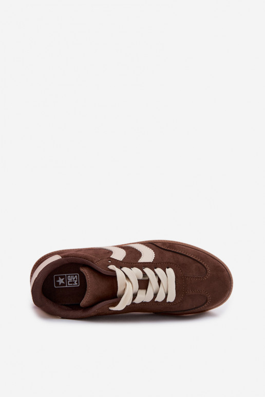 Šokolaadi naiste sneakerid kunstnahast Jesavella