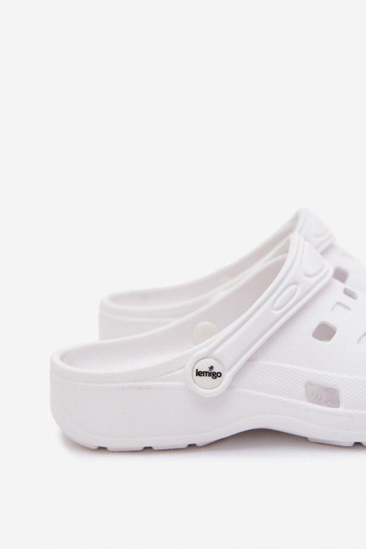 Valged naiste kerged sabad LEMIGO 806