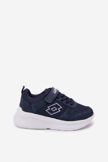 Laste spordijalatsid Velcro'ga LOTTO SOBRIO 2601570K tumesinised 2