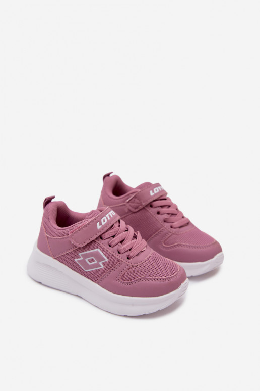 Laste spordijalatsid Velcro'ga LOTTO SOBRIO 2601570K roosad