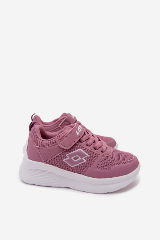 Laste spordijalatsid Velcro'ga LOTTO SOBRIO 2601570K roosad