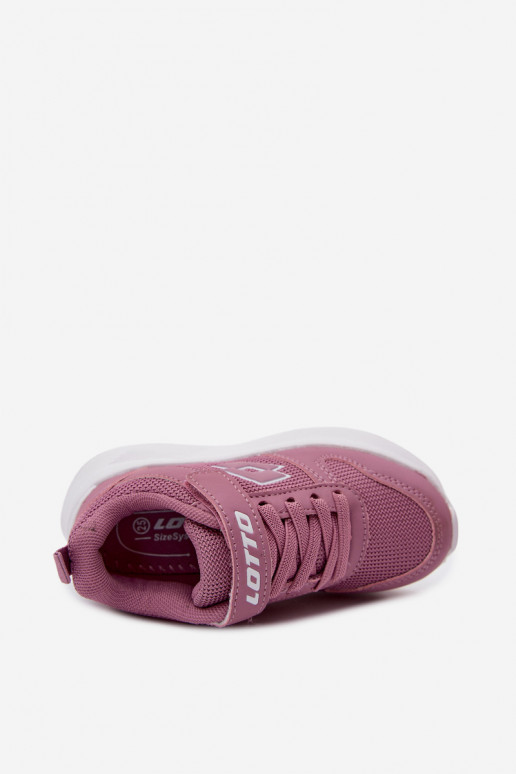 Laste spordijalatsid Velcro'ga LOTTO SOBRIO 2601570K roosad