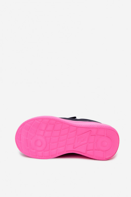 Laste spordijalatsid Velcro'ga LOTTO 2600002K CONNEECT sinine-roosa