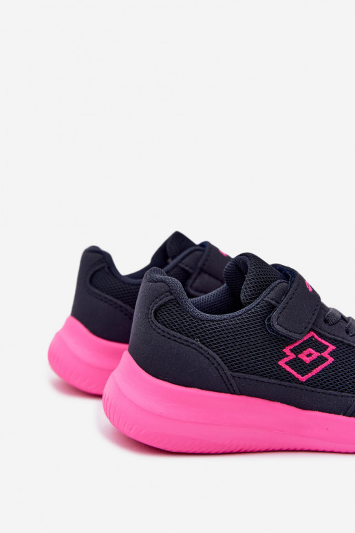 Laste spordijalatsid Velcro'ga LOTTO 2600002K CONNEECT sinine-roosa