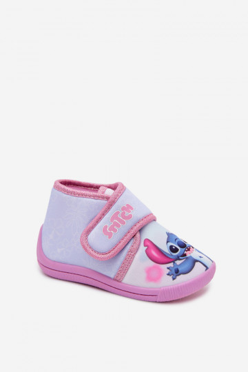 Laste sussid Velcro'ga STITCH roosad