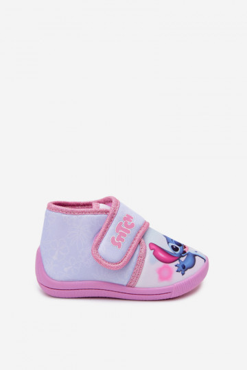 Laste sussid Velcro'ga STITCH roosad 2