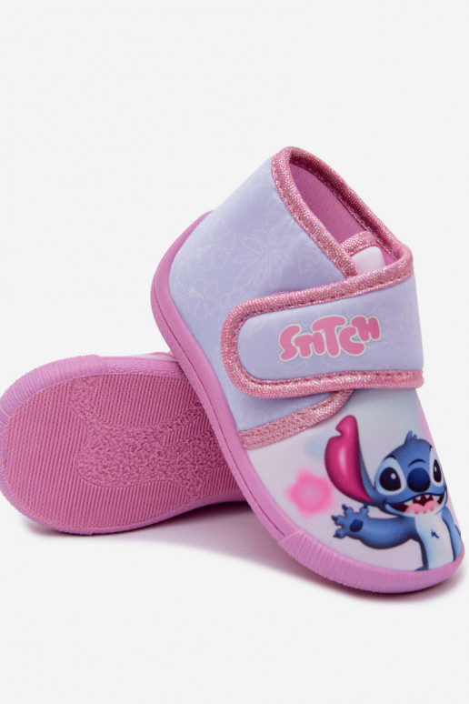 Laste sussid Velcro'ga STITCH roosad