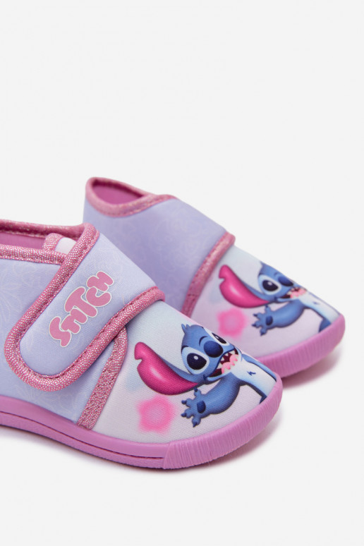 Laste sussid Velcro'ga STITCH roosad