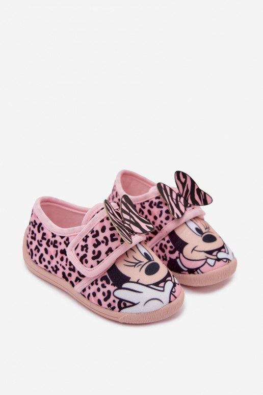 Laste sussid Velcro'ga MINNIE MOUSE roosad