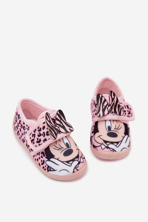 Laste sussid Velcro'ga MINNIE MOUSE roosad