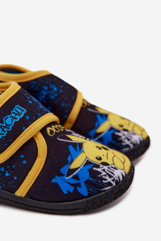 Poiste sussid Velcro'ga Pikachu kollased