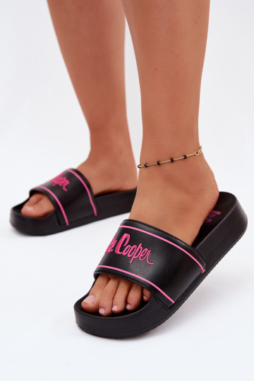Naiste mustad sussid platvormiga Lee Cooper