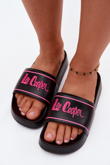 Naiste mustad sussid platvormiga Lee Cooper 2
