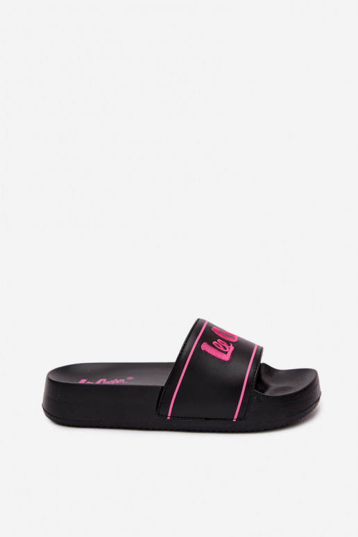 Naiste mustad sussid platvormiga Lee Cooper